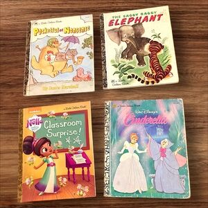 Set of 4 Little Golden Books